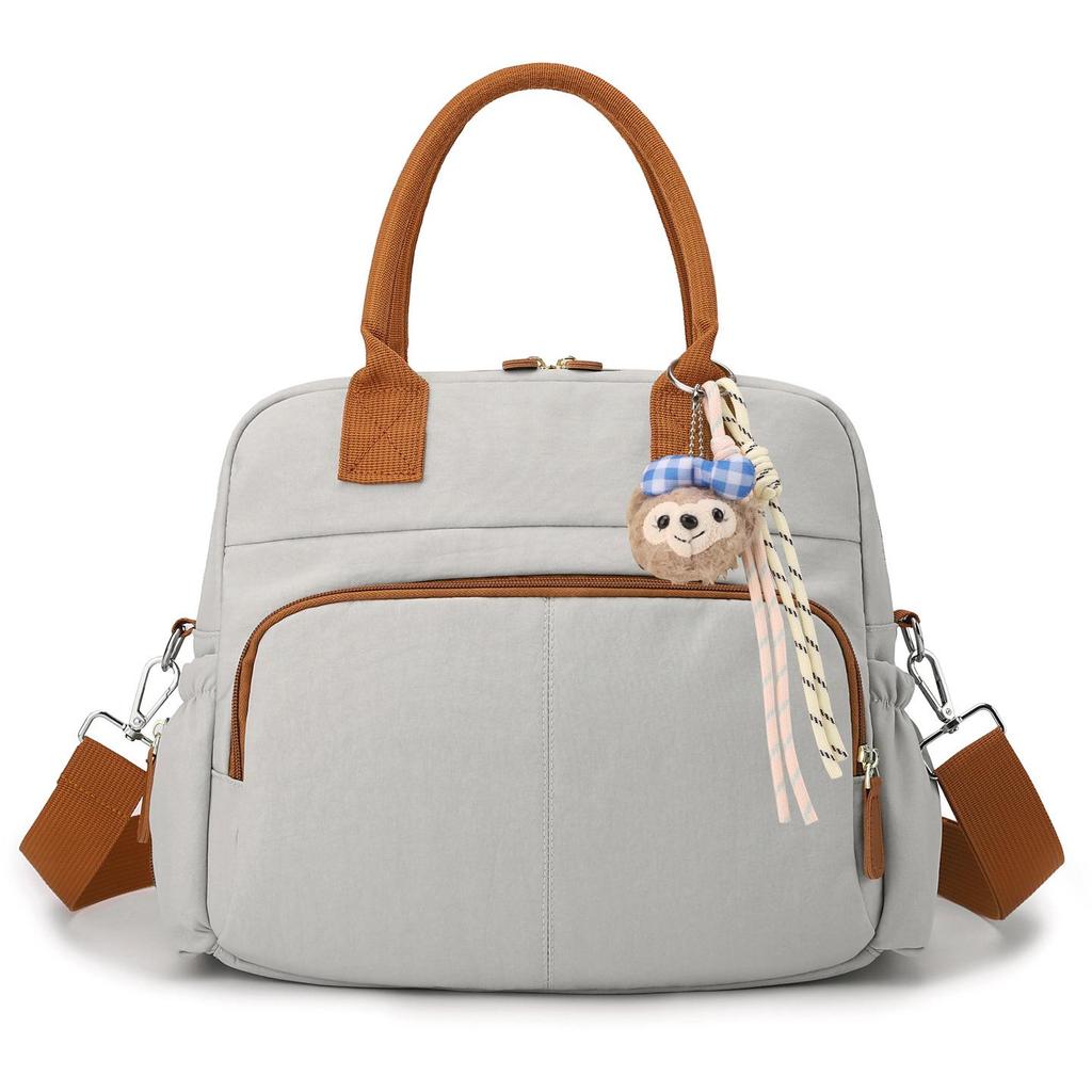 Multifunctional Large Capacity Maternity Bag with Insulated Bottle Holder