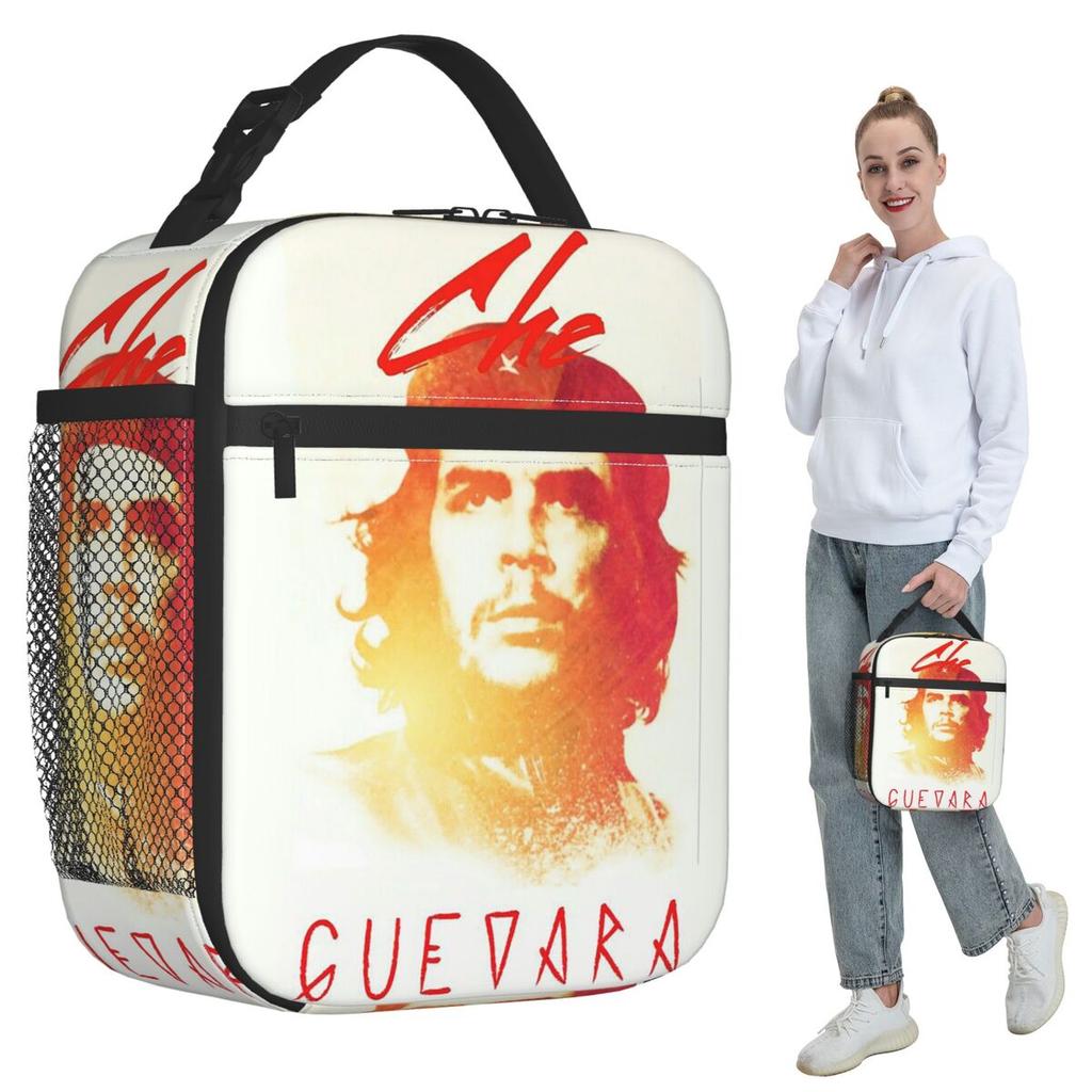 Che Guevara Insulated Lunch Bag for Women Office Cooler Thermal Food Box Tote Portable Lunch Boxes Container