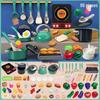 Children's Pretend Play Kitchen Set: Cooking Utensils & Cutting Fruit Toys