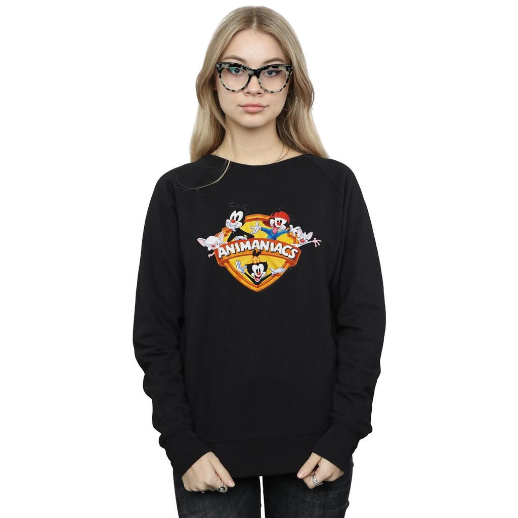 Animaniacs Womens/Ladies Group Shield Sweatshirt