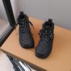 Kids Ankle Boots for Boys Girls Unisex Children Short Boots Warm Thermal Cotton Inside  Sports Style Side Zipper 26-36