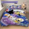 Space Adventure Friends Printed 3pcs Bedding Set Soft Microfiber 1 Duvet Cover And 2 Pillowcases Home Bedroom Decor Xmas Gift K1452