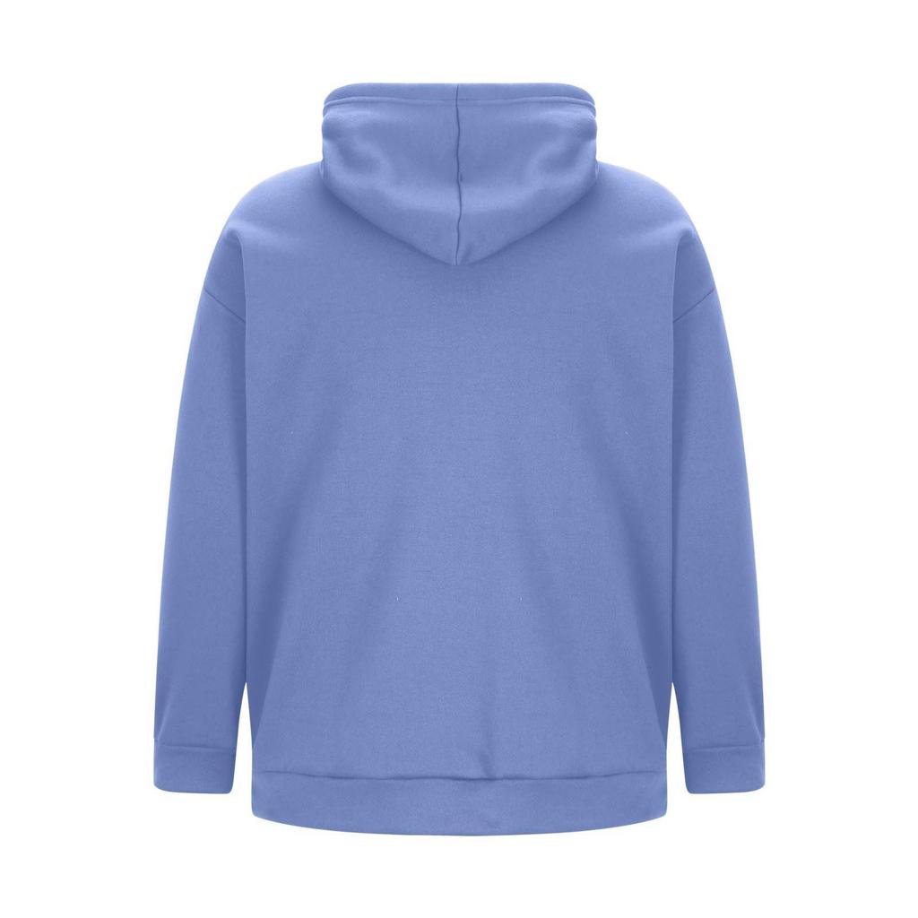 Men's And Women's Street Velvet Hooded Printed Sweatshirt Hoodie Trousers Suit