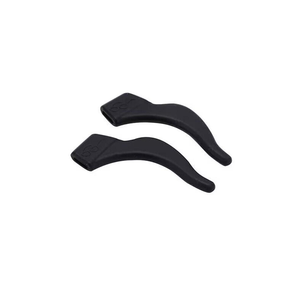 5pairs/Pack Silicone Eyeglass Non-Slip Ear Hook Anti-Slip Elastic Comfort Glasses Retainers Glasses Accessories Supplies Black