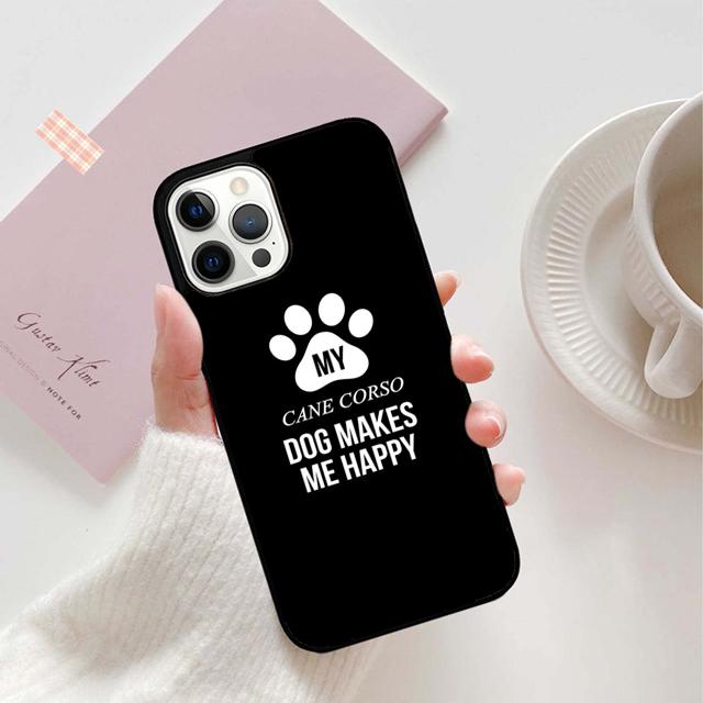 Cane Corso Mastiff Quotes Phone Case For For iPhone 17 Air 16 15 11 12 13 14 Pro Max Plus coque