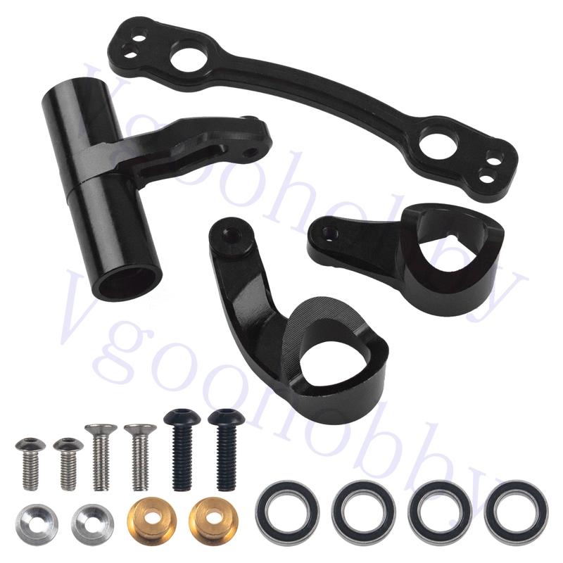 Metal Front Steering Assembly Bellcrank Set for 1/8 Arrma Kraton 6S Typhon Outcast Senton Talion Notorious BLX RC Car Upgrade