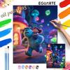 Monster Sulley and Girl Oil Painting Digital Painting Art Kit Handmade Diy Gifts Home Decorations