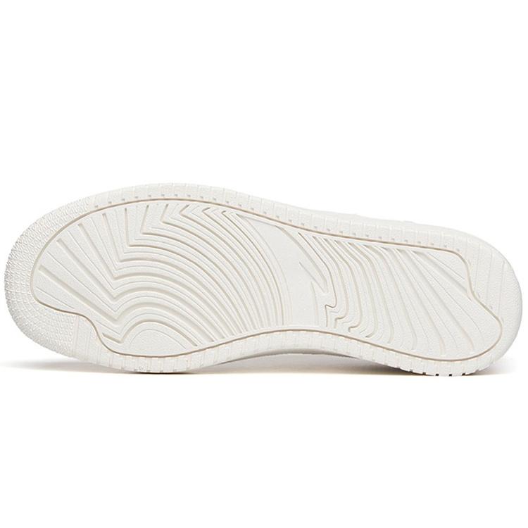 New Anta Abrasion Resistant Slip Resistant Low Top Skateboard Shoes Women's White Purple 922128068-4