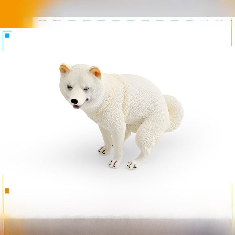 Pvc Realistic Shiba Inu Puppy Figure For Childrens Cognitive Play Animal Decor