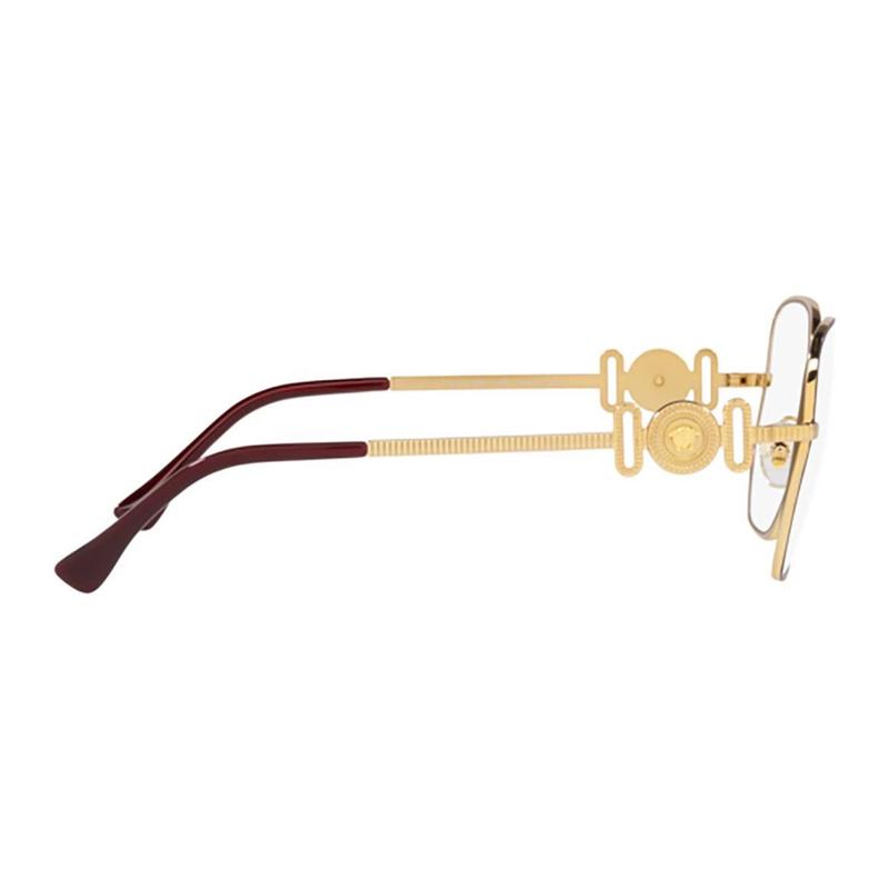 Versace Fashionable personality alloy frame irregular shape optical glasses women's gold 3569851 VE12831480-gold 54