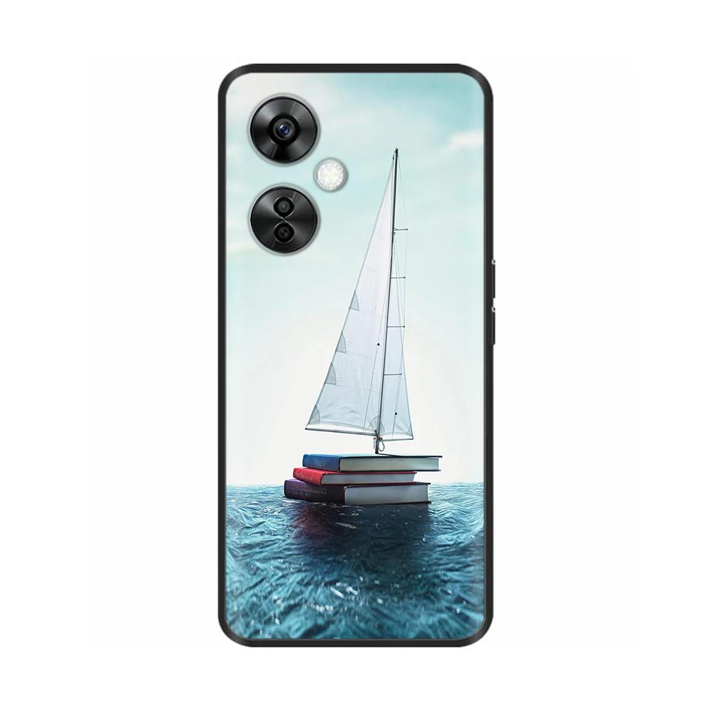 Für OnePlus Nord CE 3 Lite 5G Hülle Blume Silikon Weiche Rückseite Für Oneplus Nord CE3 5G NordN30 Handyhülle Schutzhülle