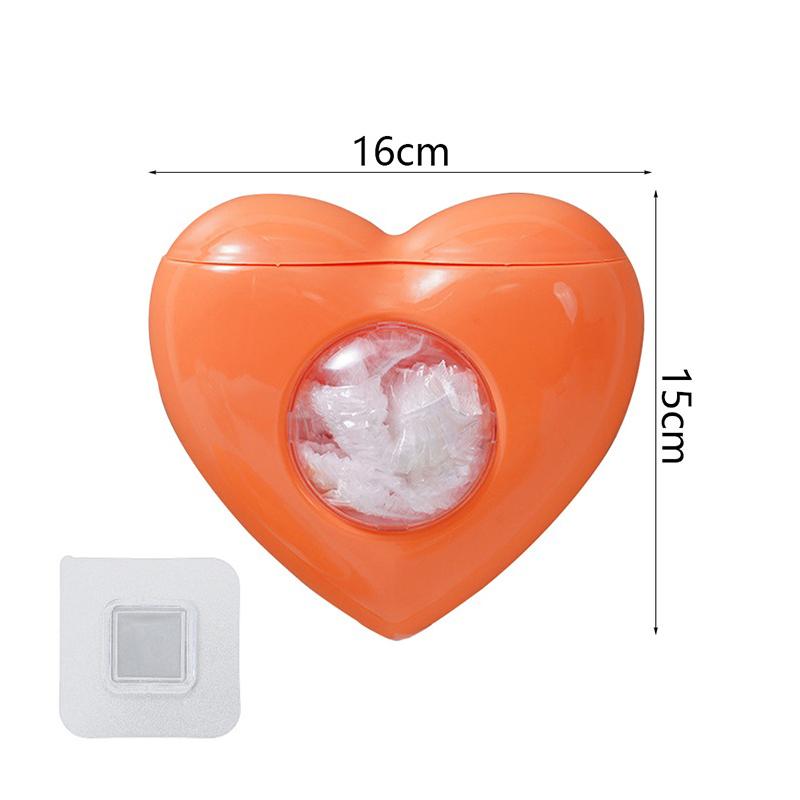 Apple Shape Disposable Food Cover Storage Box Wall-mounted Plastic Wrap Elastic Fresh Keeping Bag Organizer Kitchen Containers