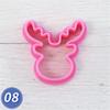 22 PCS Christmas Cookie Cutters Biscuit Cutter Multi Shapes Cookie Moulds PP Material Biscuit Mold Baking Accessories