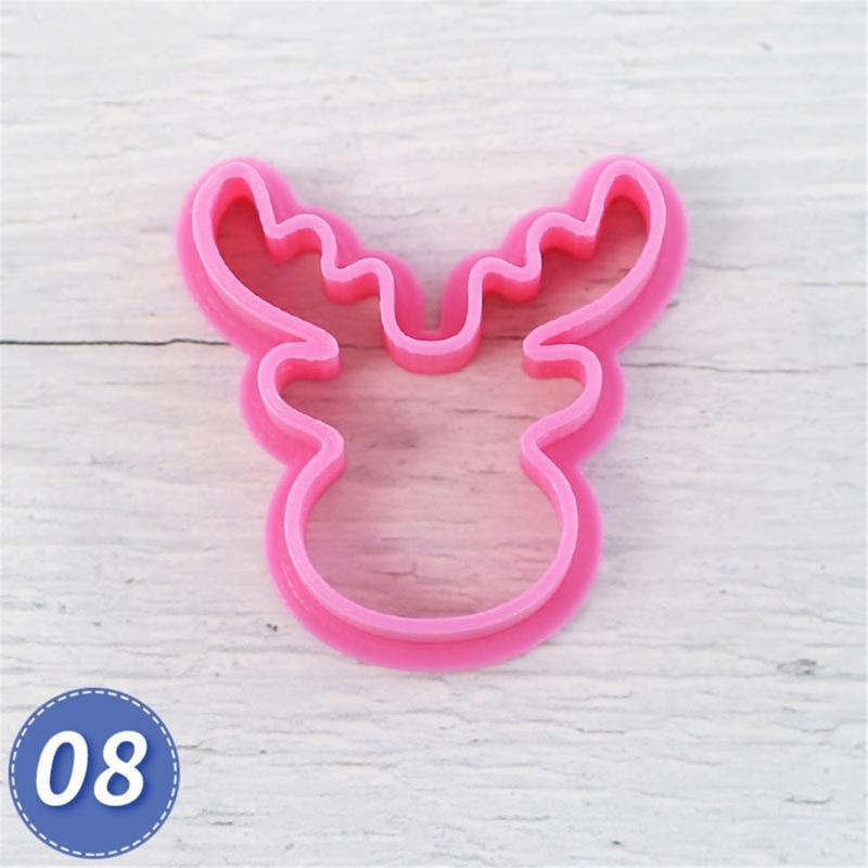 22 PCS Christmas Cookie Cutters Biscuit Cutter Multi Shapes Cookie Moulds PP Material Biscuit Mold Baking Accessories
