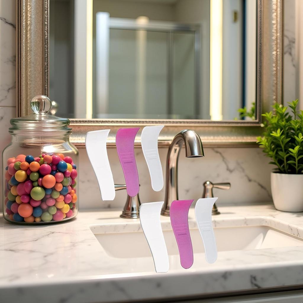 6Pcs Random Color Portable Hair Wax Cleansing Spatulas Hair Waxing Removal Beauty Tools Non-Stick Wax Hair Removal Applicator Reusable Scraper Hard