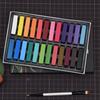 Yousheng 6/12/24/36 Colors Soft Pastels Set Colored Dry Square Chalk Pastels for Drawing Blending Layering Shading Pastels Art Supplies