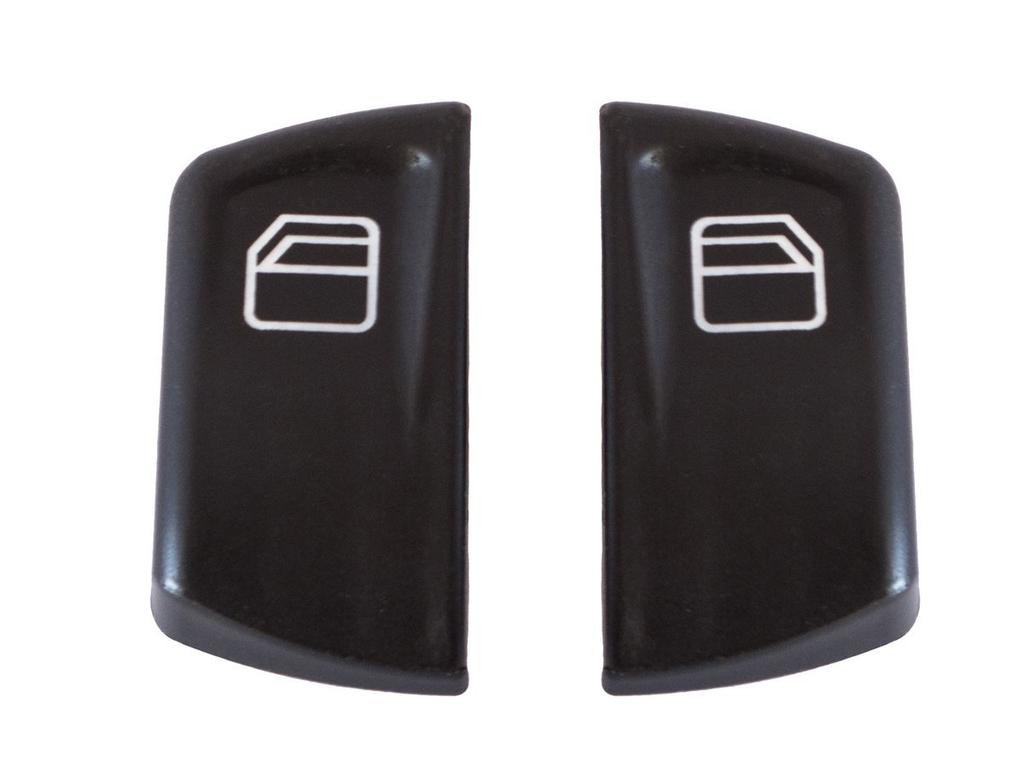 Mercedes Vito II / Viano (W639) 03-15 Window Switch Button Covers, Left Panel, Set of 2