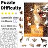 1000-Piece Colorful Cats Art Jigsaw Puzzle for Adults | Vibrant Rainbow Fantasy Painting | Animal-Themed Brain Teaser with Decor