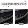 A87Q-For Porsche Panamera 2017- Dry Carbon Fiber Car Window Lift Switch Button Frame Cover Trim Decorative Accessories