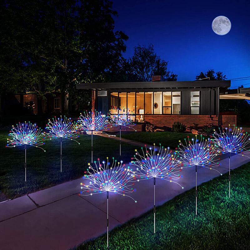 Solar Firework Dandelion Lights: Outdoor Waterproof Decorative Lawn and Garden Lights