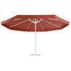 Replacement Canopy for Sun Umbrella Terracotta Red 500 Cm