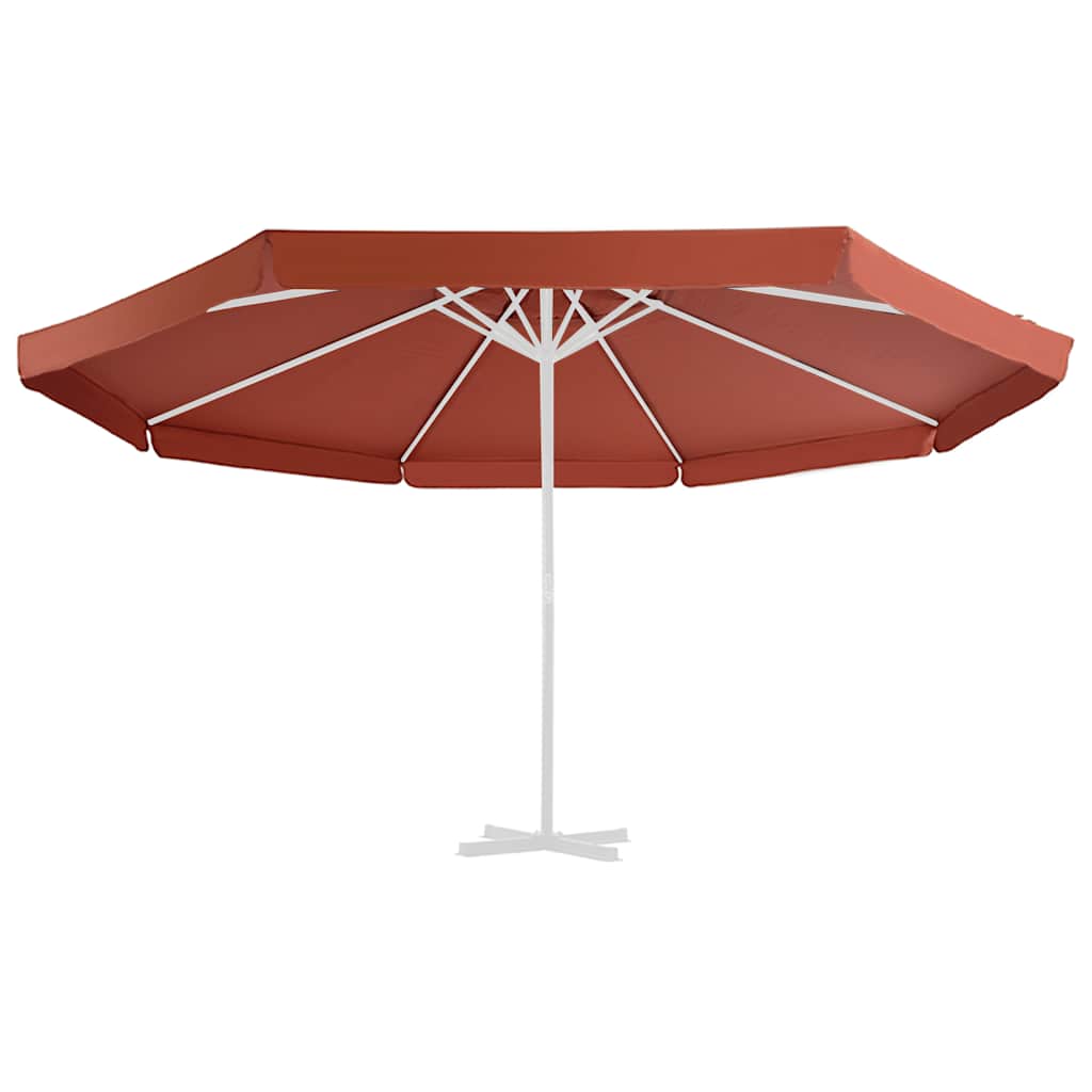 Replacement Canopy for Sun Umbrella Terracotta Red 500 Cm