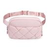 Stylish Travel Fanny Pack With Adjustable Strap And Quilted Design For Women