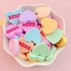10Pcs New Cute Cartoon XOXO Love Series Flat Back Ornament Jewelry Bows Accessories