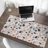 Durable Non-Slip Desk Mat Terrazzo Abstract 120X60 Cm