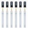 6Pcs Blank Refillable Paint Pen for Painting Graffiti Paper Drawing Scrapbooking
