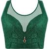 Sexy Push Up Bras Women Plus Size Bra 34-52 C D E Thin Gathered Wireless Brassiere Underwear Embroidery Floral Bralette Female