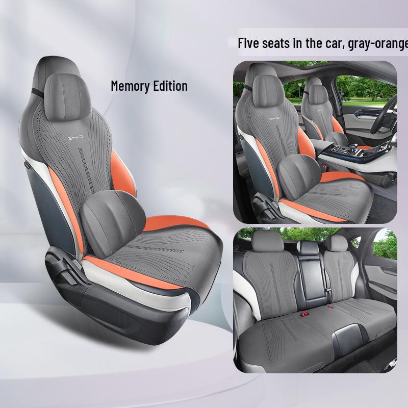 Four-Season Semi-Wrapped Car Seat Cushion for BYD Qin PLUS