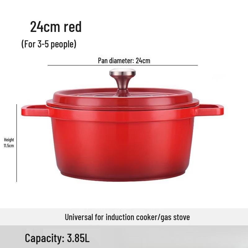 

Zhi Shi 24cm Ceramic Stew Pot with Metal Lid
