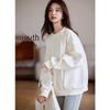 Demana Relaxed Elegant Women's Round Neck Air Layer Sweatshirt