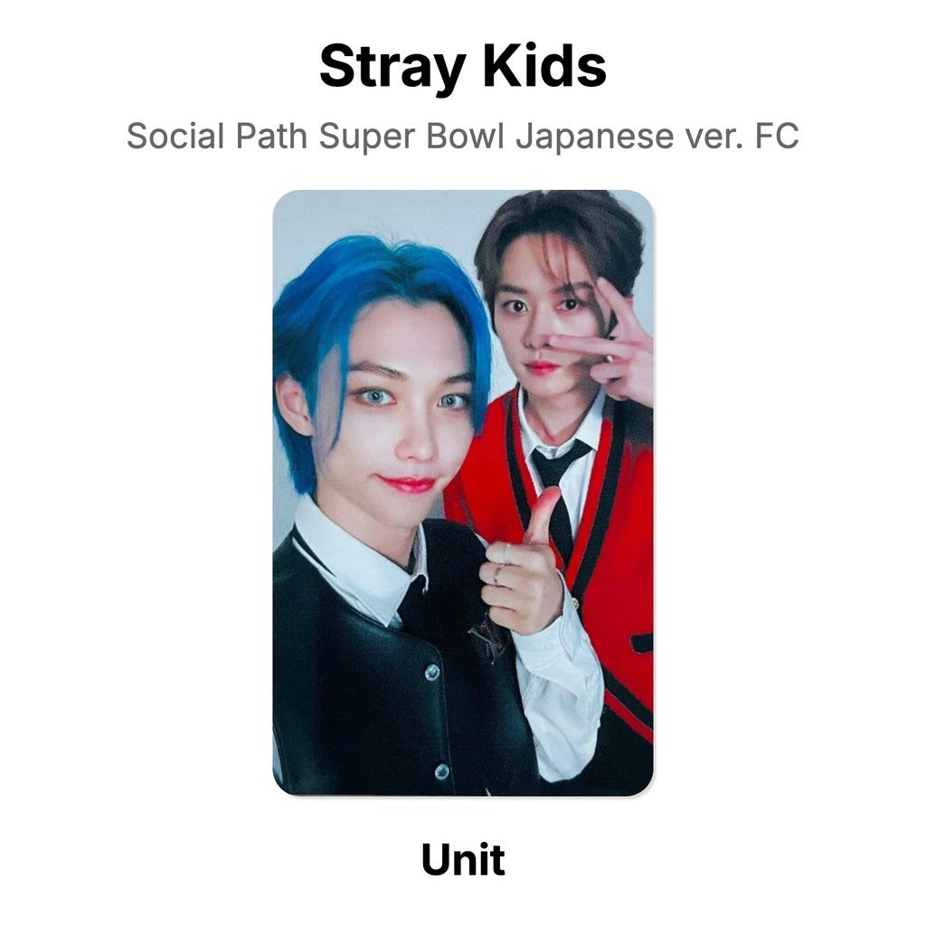 Stray Kids Social Path Super Bowl Japanese ver. FC Official Photocard