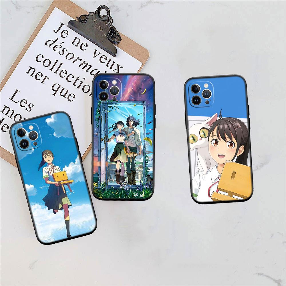 HK68 Suzume Soft Shell Phone Case for iPhone SE X XS XR 16E 17 11 Pro Max 8 7 6 6s Plus Air