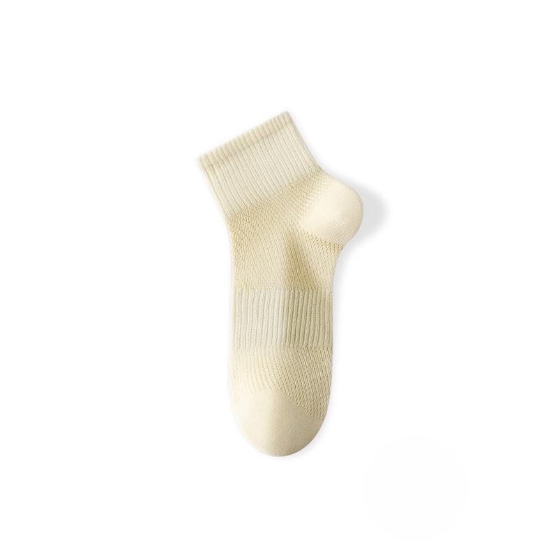 Female Spring and Summer New Cotton Non Slip Do Not Drop with Deodorant In Tube Socks
