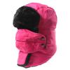 Winter Fleece-Lined Unisex Outdoor Beanie Hat With Detachable Face Mask Windproof Warm Ski Cap