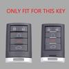 Silikon Autoschlüssel Hülle Case Schale Für Cadillac CTS XTS DTS SRX 2013-2014 ATS Escalade 5-Tasten Smart Key Zubehör