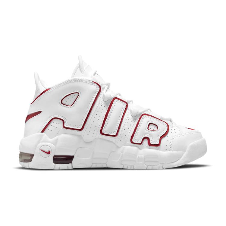 Nike Air More Uptempo 'White Varsity Red Outline' 2018/2021 GS