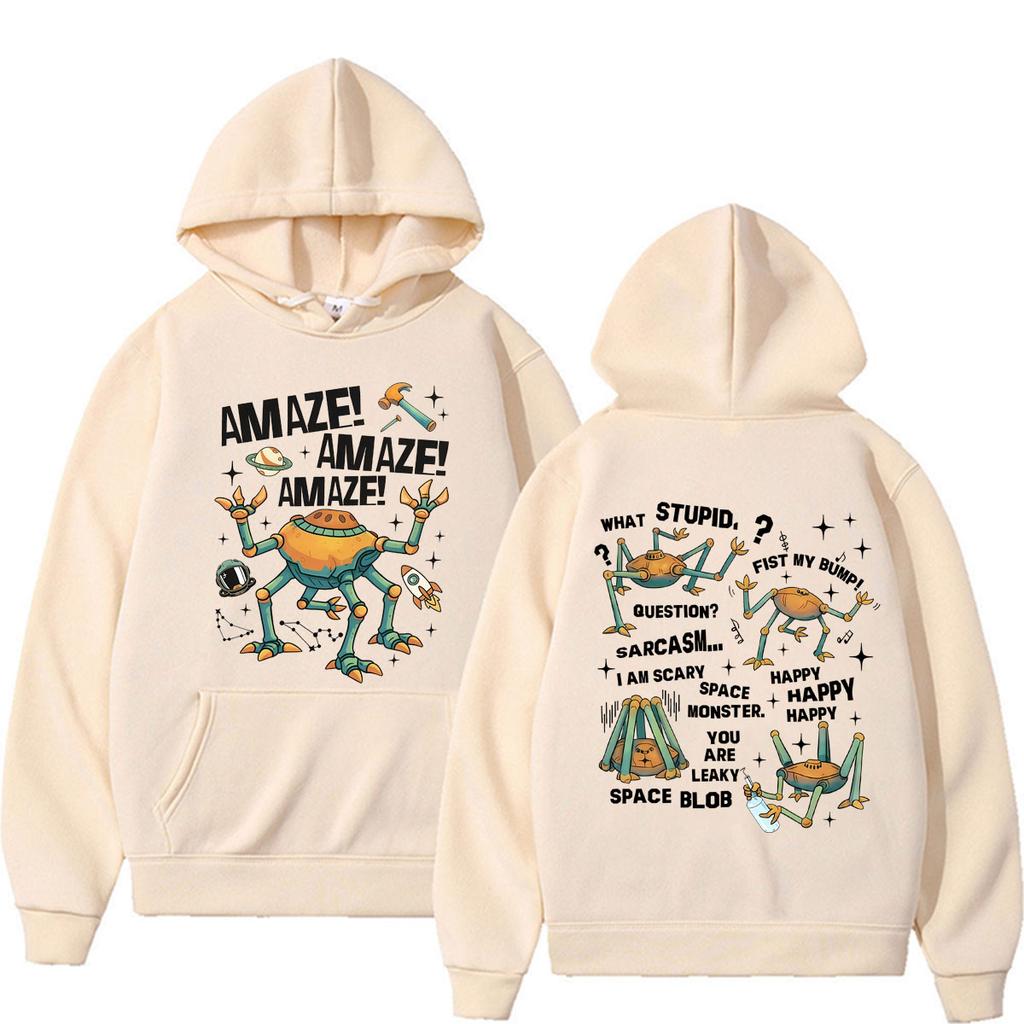 Rocky Amaze Project Hail Mary Book Inspired Funny Hooded Sweatshirts Men Women Oversized Hoodies Streetwear