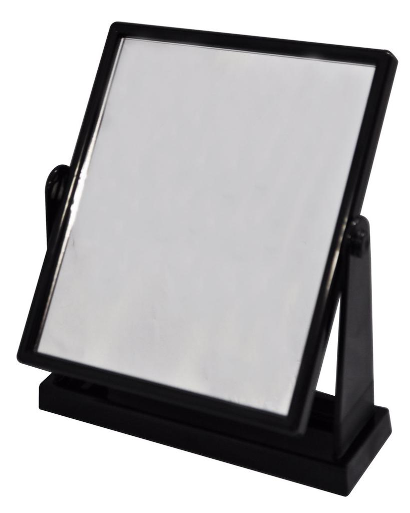 Merry Large Tabletop Mirror Black Easy To See Large Stand Type AD-612