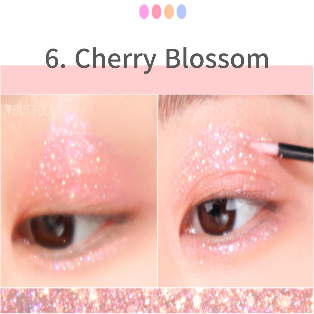 

[CORINGCO] НОВИНКА Блестящие тени для век с жемчужным оттенком глаз Осветляющий макияж глаз | Яркие 6 цветов Star Eyes, водонепроницаемые, легко носить тени для век