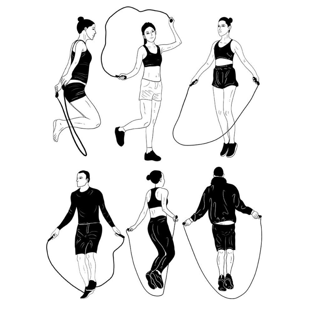 Lightweight Racing Jump Rope 2.8m Sports Rope Sporting Goods Exam Jump Rope  Fitness