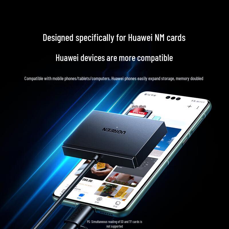 Ugreen USB/Type-C 3.0 Card Reader for NM/SD/TF Cards