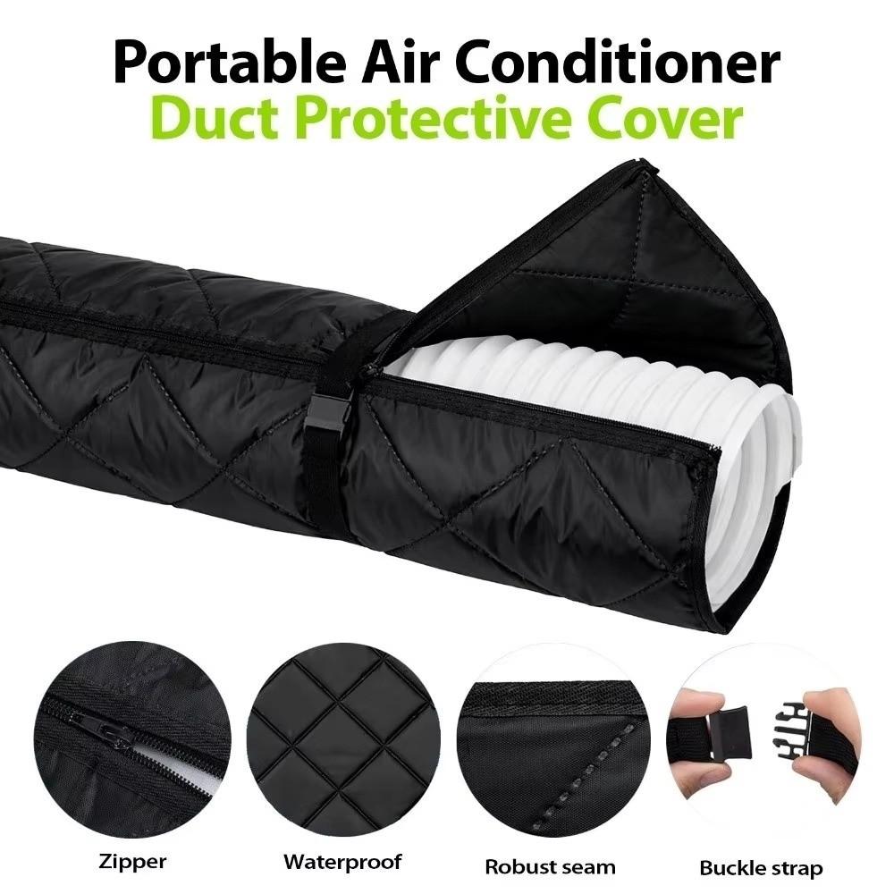 Waterproof Hose Insulation Cover Heat Insulation Exhaust Pipe Protection Cover  Indoor Room Use