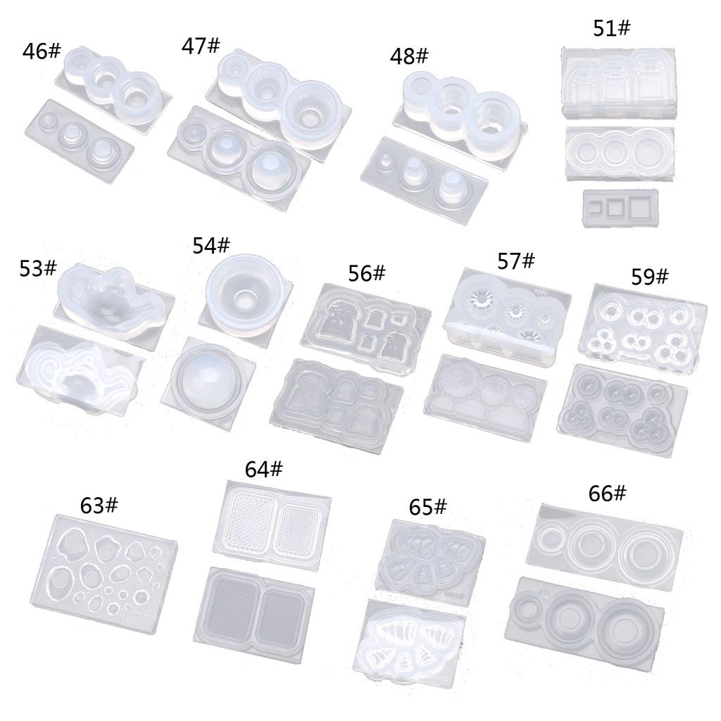 Clay Mold for Miniature Cake Cupcake Food Bread Silicone Resin Mold Bottle Jar Container Epoxy Mold Jewelry Casting