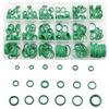 270Pcs Rubber Rings Sealing Ring Kit Purple Green HNBR Material Car Air Conditioning O Rings 18 Sizes Universal