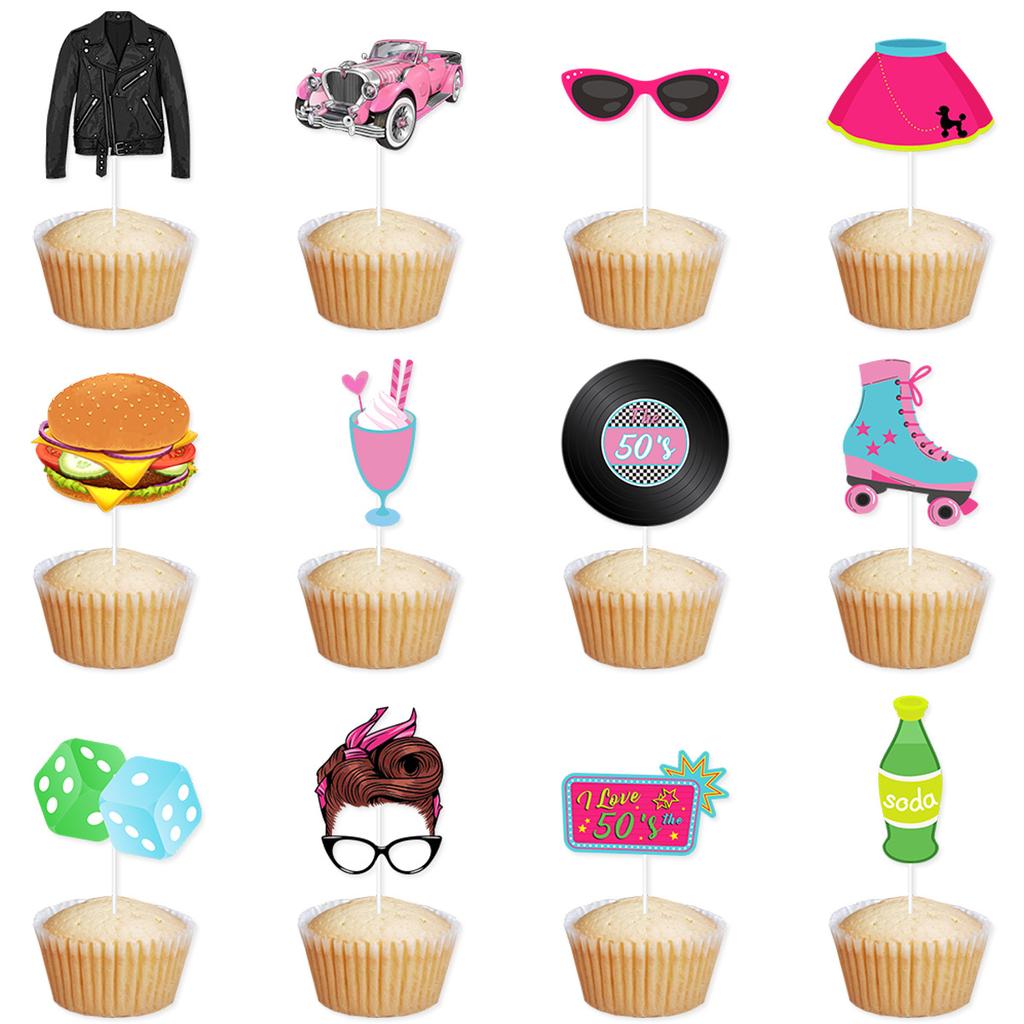 1950S Cake Decoration Cake Plug Baking Cake Arrangement Cake Plug