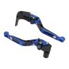 Motorrad Klappkupplungshebel CNC 6061 Aluminiumlegierung Kupplungsbremshebel für S1000RR S1000R Blau